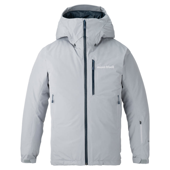 Montbell Men's Powder Glide Parka in Light Gray
