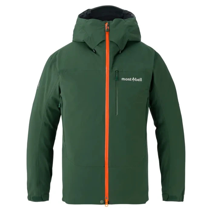 Montbell Alpine Clothing Men's Freney Parka in Dark Green