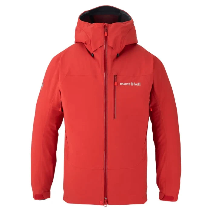 Montbell Alpine Clothing Men's Freney Parka in Red