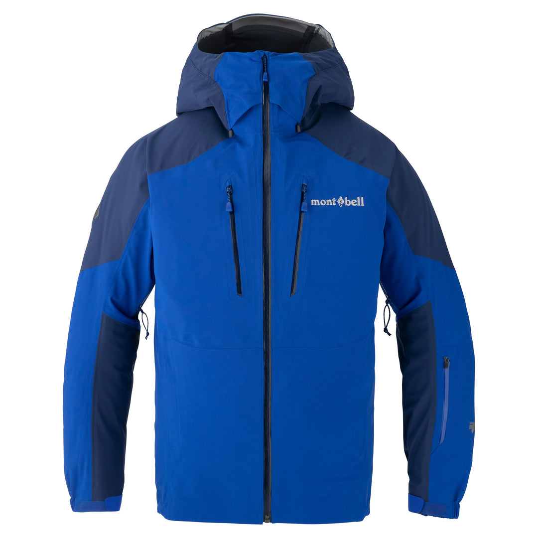 Montbell Men's Powder Track Parka in Blue