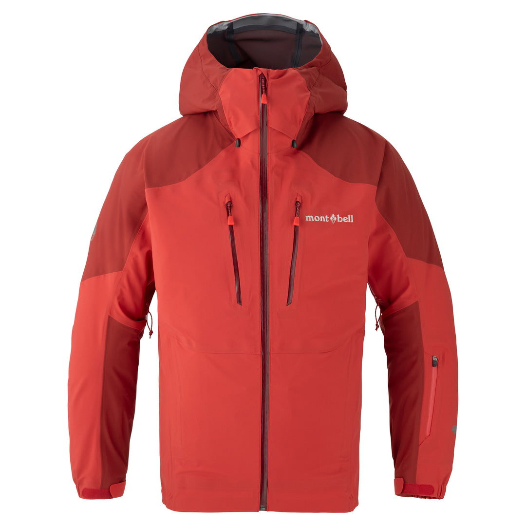 Montbell Men's Powder Track Parka in Red