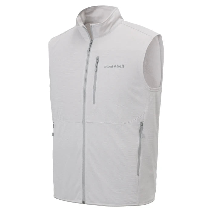 Montbell Men's Cool Vest in Light Gray