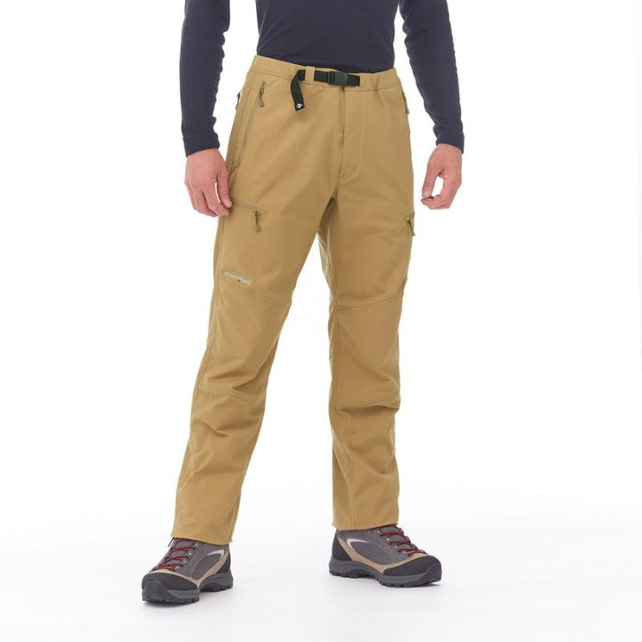 Montbell Pants Men's South Rim Pants - Excellent Stretch Light Tan arriving after 4 Nov