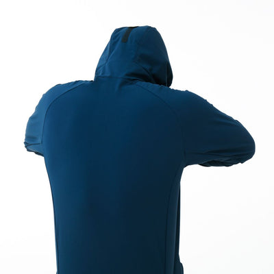 Montbell Jacket Men's CLIMAPRO 200 Hooded Black - Wind resistance Water repellent