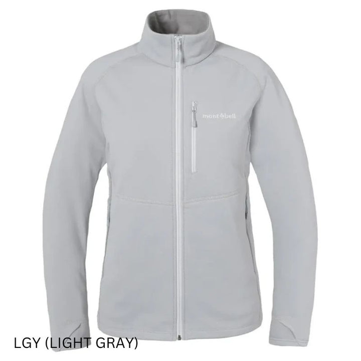Montbell Thermal Women's Trail Action jacket in light gray