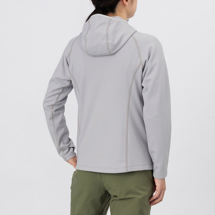 Montbell Women's Trail Action Hooded jacket, back view