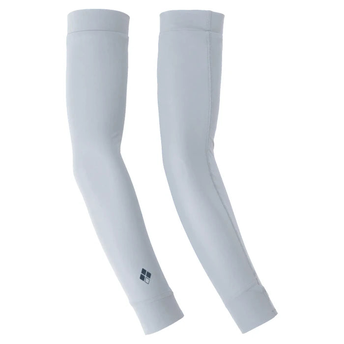 Montbell Men's Trail Cool Arm Cover in Light Gray
