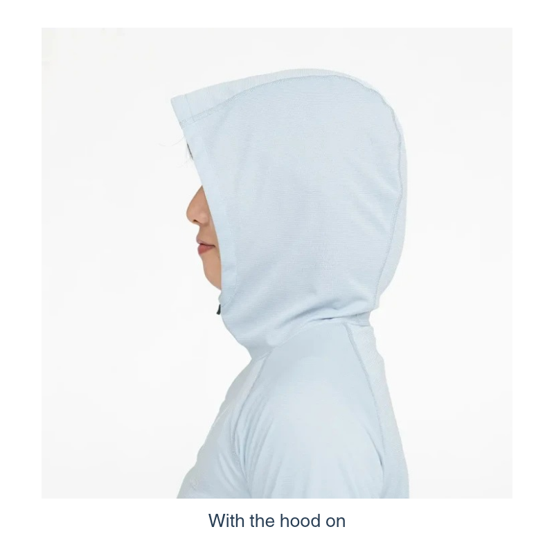 The ultimate heat-shield: This Full-Zip Hoodie uses advanced cooling fibers to provide high-level UV protection while maintaining an ultralight, breathable feel that actually chills the skin.