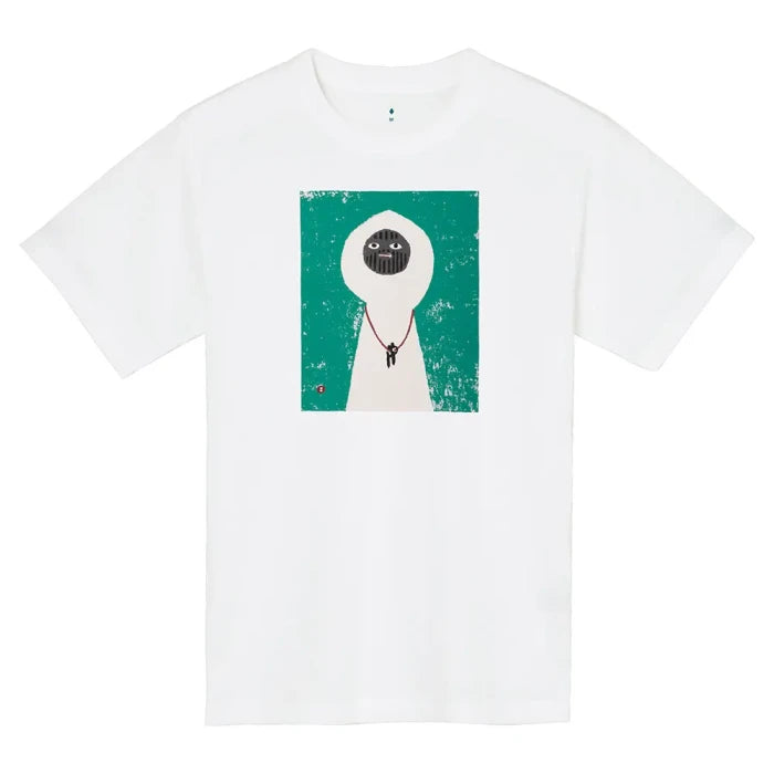 Montbell T-Shirt Unisex Wickron T Shiroi Yamaotoko in White