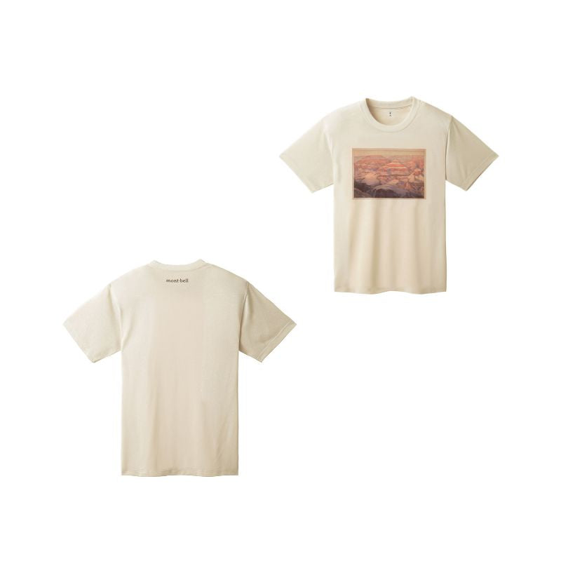 Montbell T-Shirt Unisex Wickron T Grand Canyon - Ivory