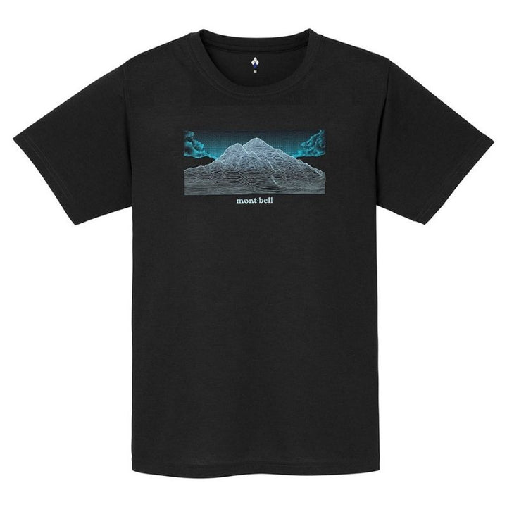 Montbell T-Shirt Unisex Wickron T Geography