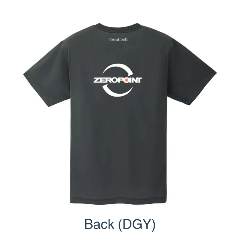 Heritage meets high-performance: The Zero Point Logo T-shirt delivers the natural comfort of cotton with the professional-grade moisture management required for the summit.