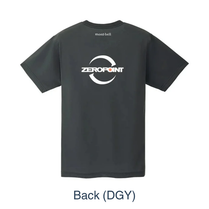 Heritage meets high-performance: The Zero Point Logo T-shirt delivers the natural comfort of cotton with the professional-grade moisture management required for the summit.