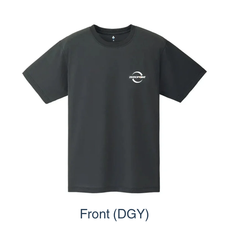 Heritage meets high-performance: The Zero Point Logo T-shirt delivers the natural comfort of cotton with the professional-grade moisture management required for the summit.