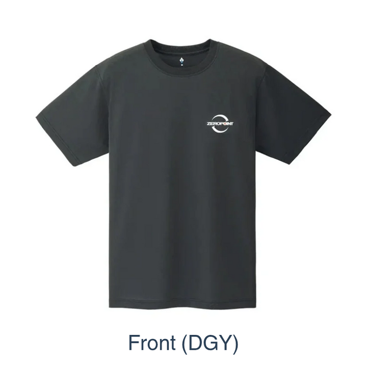 Heritage meets high-performance: The Zero Point Logo T-shirt delivers the natural comfort of cotton with the professional-grade moisture management required for the summit.