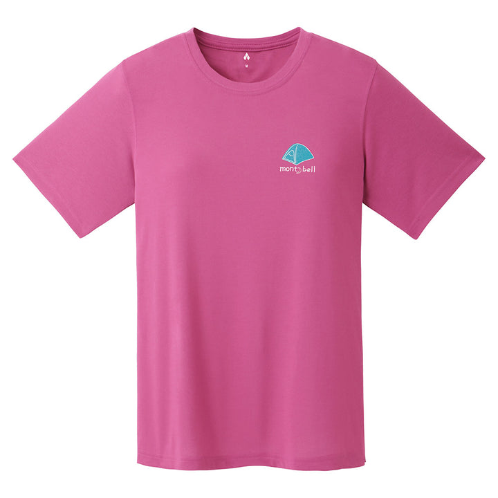 Montbell T-Shirt Women's Wickron T Mountain Gear - Pink