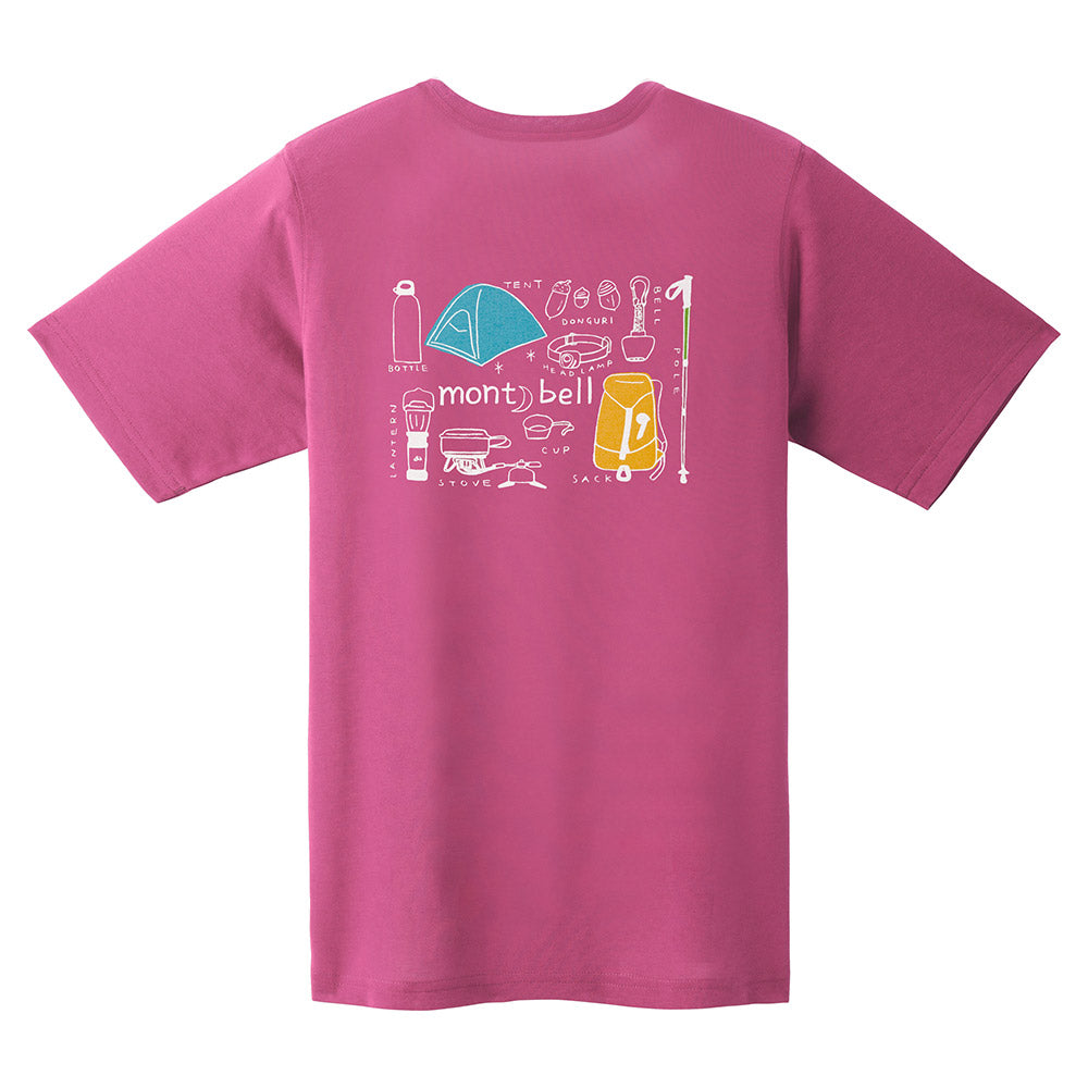 Montbell T-Shirt Women's Wickron T Mountain Gear - Pink