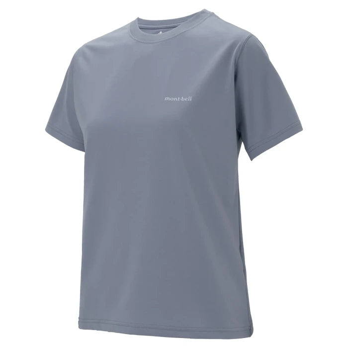 Montbell T-Shirt Women's Wickron UV-TECT T UPF 50+ in Gray