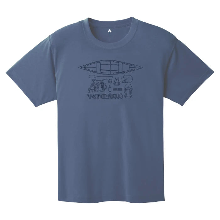 Montbell T-Shirt Unisex Wickron T My Favourites in Blue