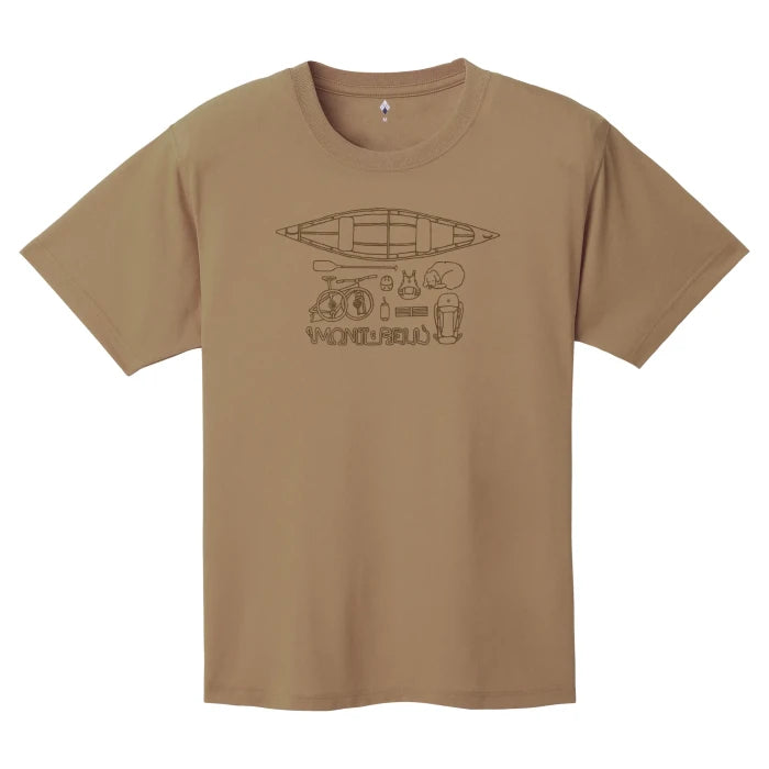 Montbell T-Shirt Unisex Wickron T My Favourites in Tan