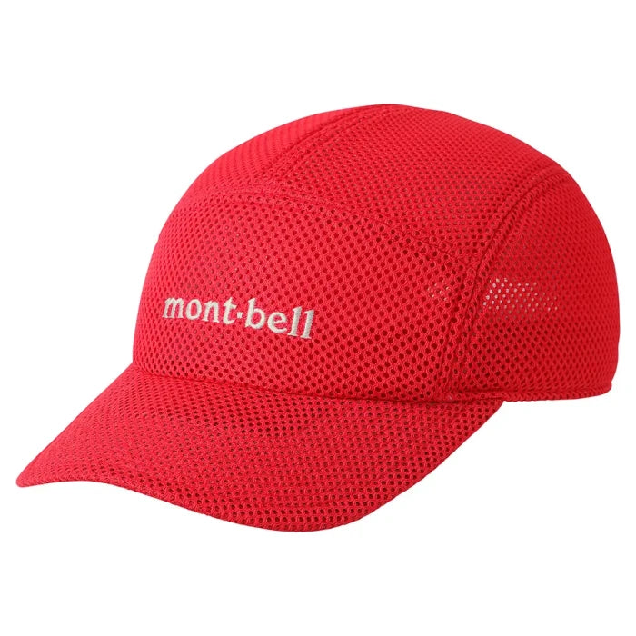 Montbell 3D Mesh Cap Unisex in Red