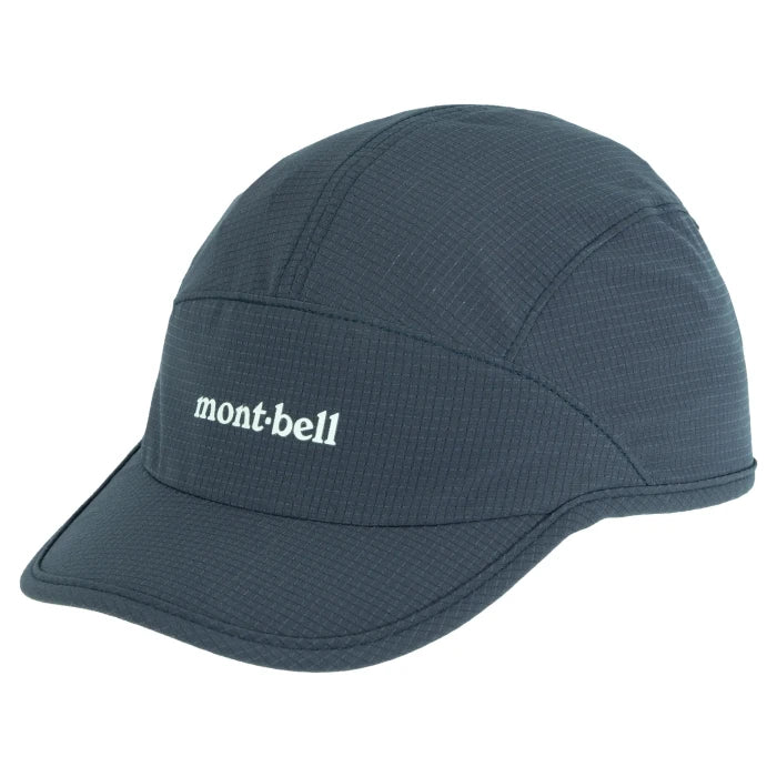 Montbell Kids' Breeze Dot Crushable Cap in Navy