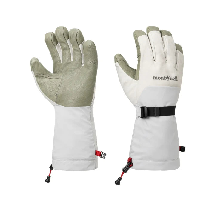 Montbell Women's 2 in 1 Alpine Gloves in Light Gray