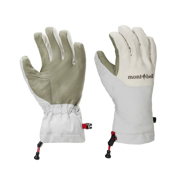 Montbell Women's Alpine Light Gloves in Light Gray