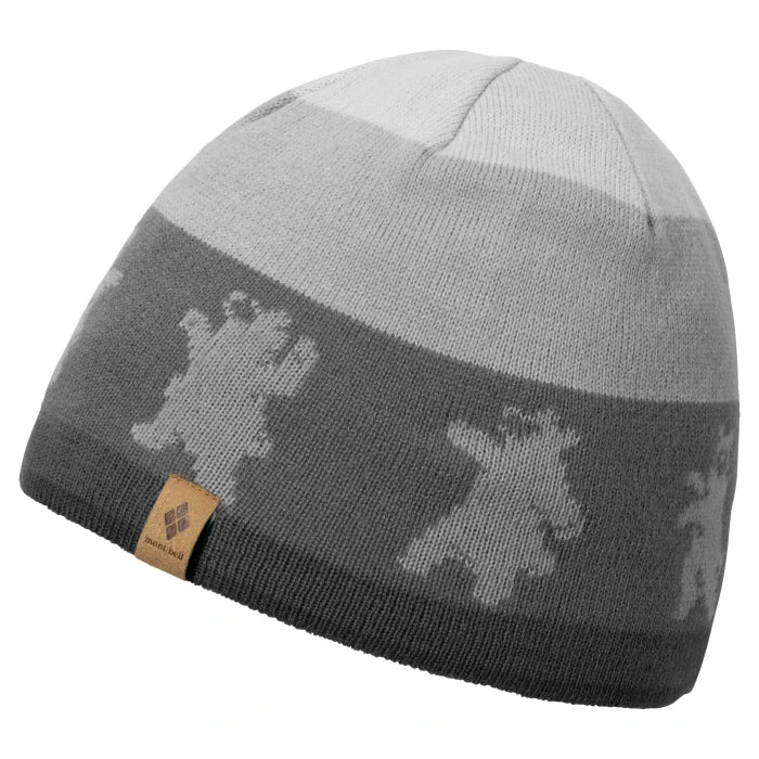 Montbell Kids' Jacquard Watch Cap #1 in Gray