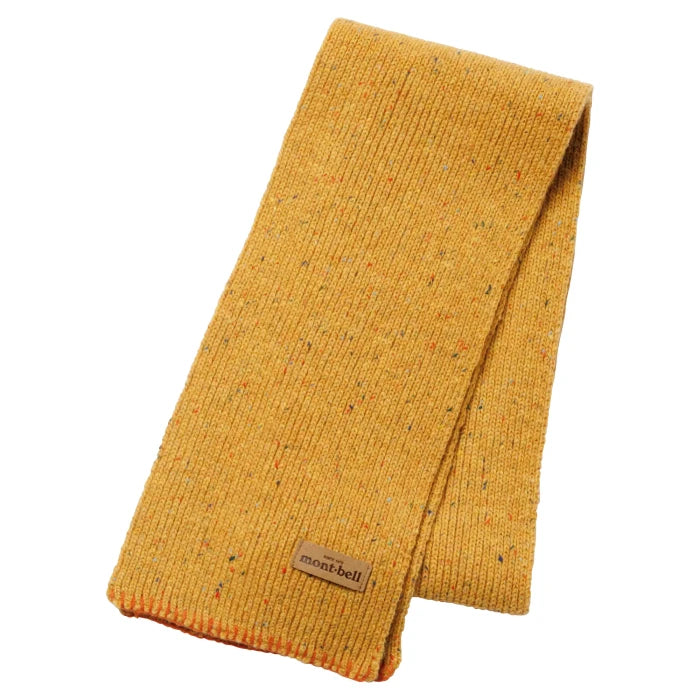 Montbell Kids' Rib Knit Light Scarf #1 in Yellow