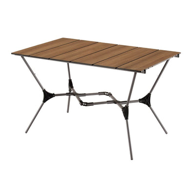 Montbell Multi Folding Table Wide - Brown Oak