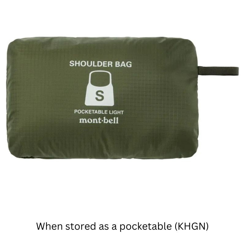 MontBell Pocketable Shoulder Bag S 5.5L - Casual Foldable Pocketable