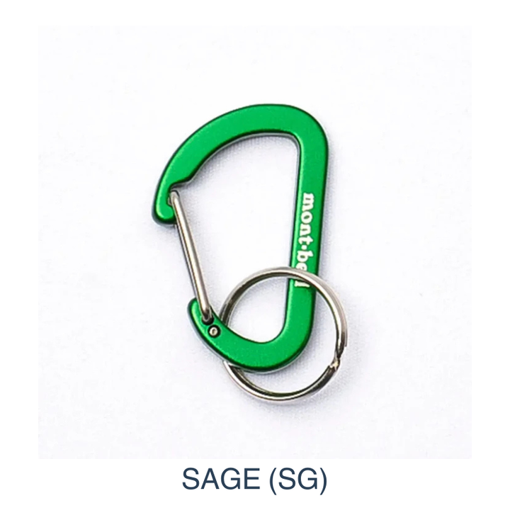 Montbell Key Carabiner Flat D Kan 4/7