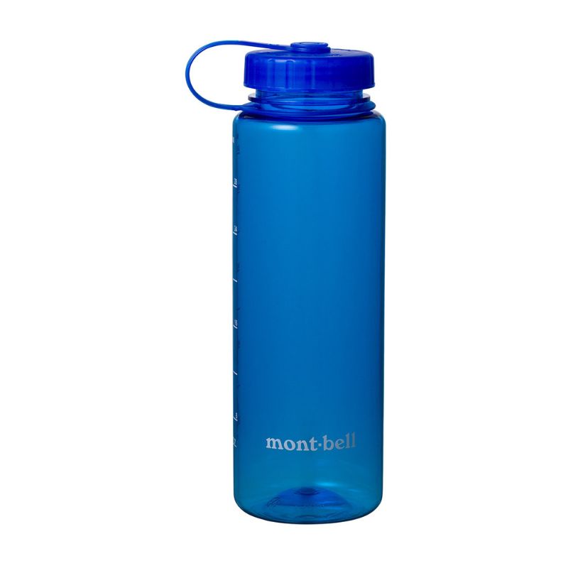 Montbell Clear Bottle 1.0L - Blue, Clear, Gray, Green