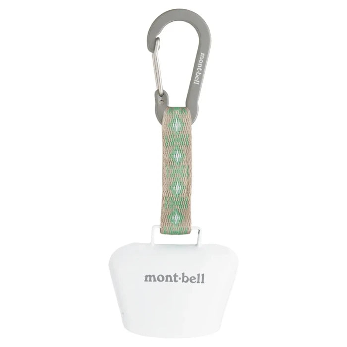 Montbell Square Trekking Bell with Silencer in White