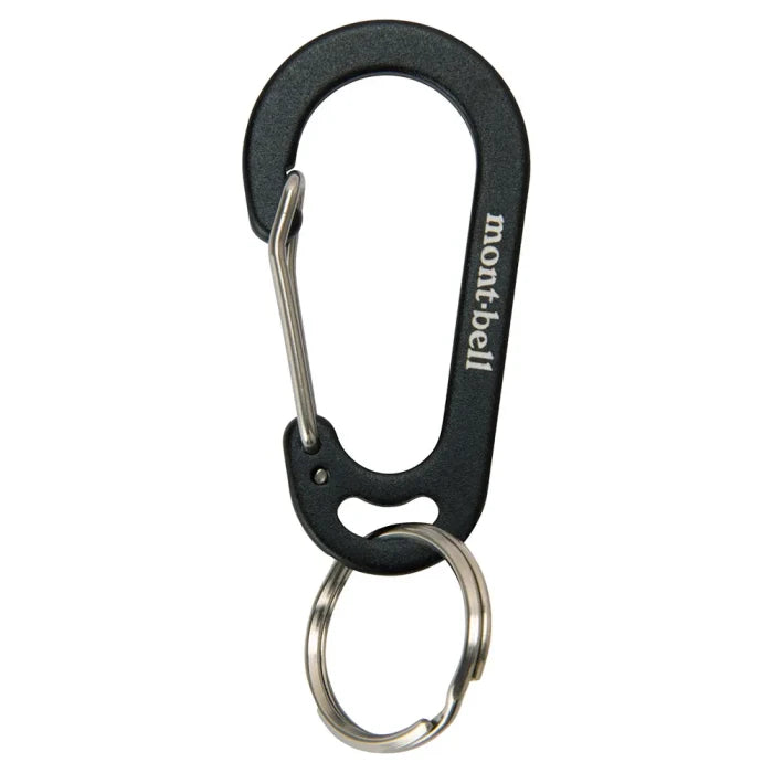 Montbell Aluminum Key Carabiner in Black
