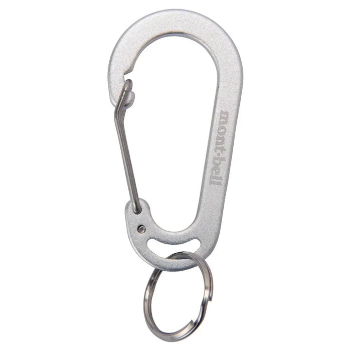 Montbell Aluminum Key Carabiner in Silver