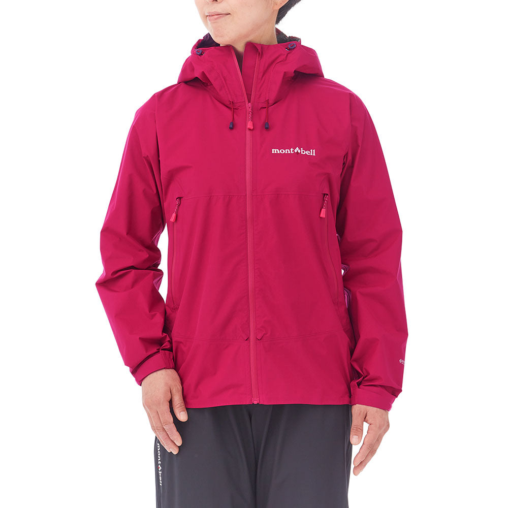 Montbell Women's Jacket Rain Trekker Sailor Blue - WINDSTOPPER® GORE‑TEX LABS