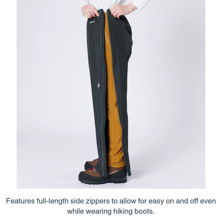Professional-grade protection: Featuring 3-layer GORE-TEX and full-length side zippers for instant transitions, these pants are built for the most demanding alpine environments.