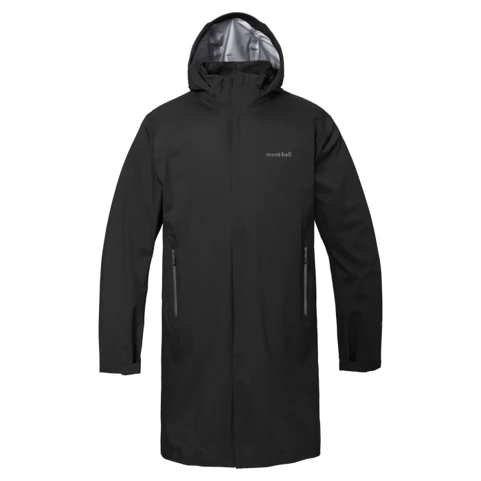 Montbell Rainwear Men's Rambler Rain Coat - 3-layer DRY-TEC in Black