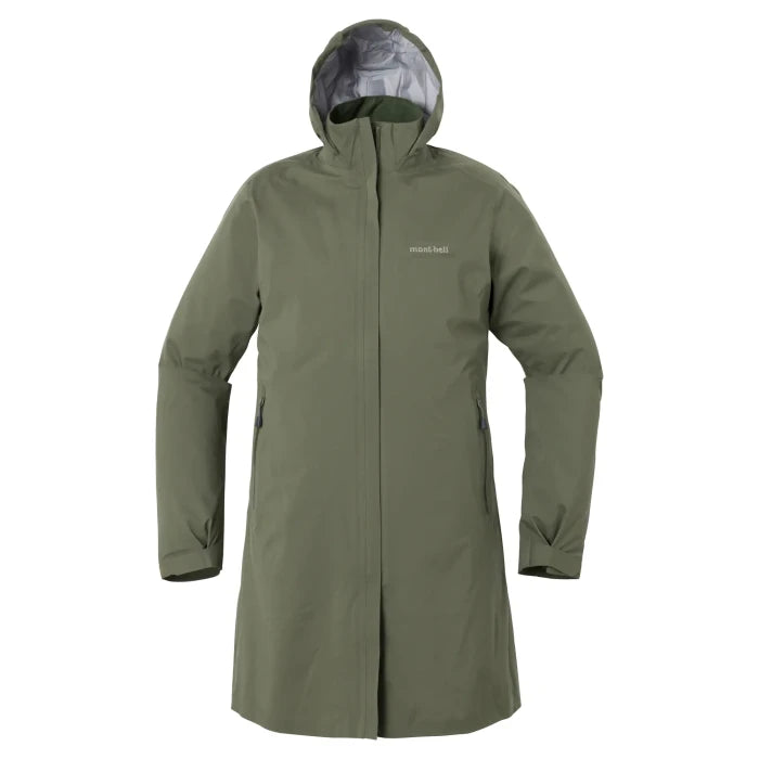 Montbell Rainwear Women's Rambler Rain Coat - 3-layer DRY-TEC in Khaki