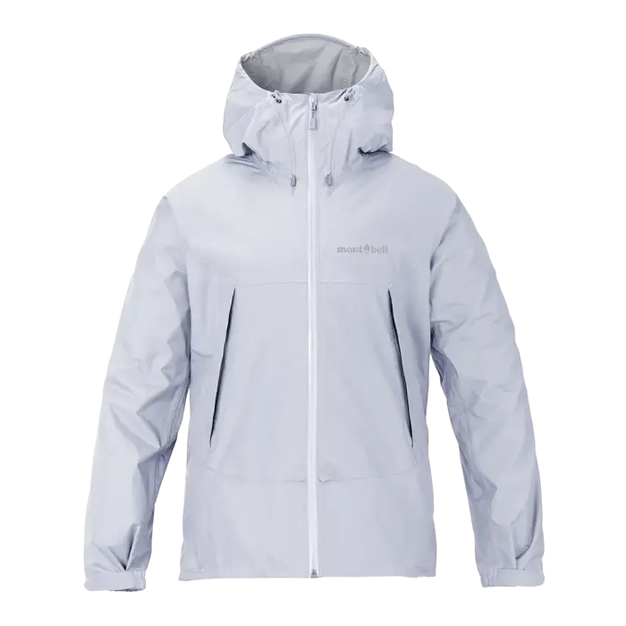 Montbell Rainwear Women's Rain Hiker Jacket in Light Blue
