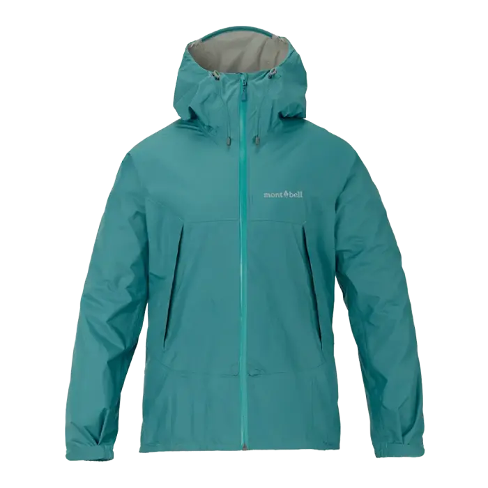 Montbell Rainwear Women's Rain Hiker Jacket in Turquoise