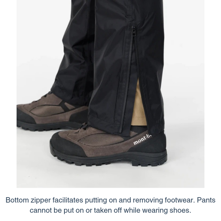Reliable weather defense: The men's Rain Hiker Pants utilize DRYTEC® technology and articulated tailoring to keep you dry and moving freely through the toughest trail conditions.