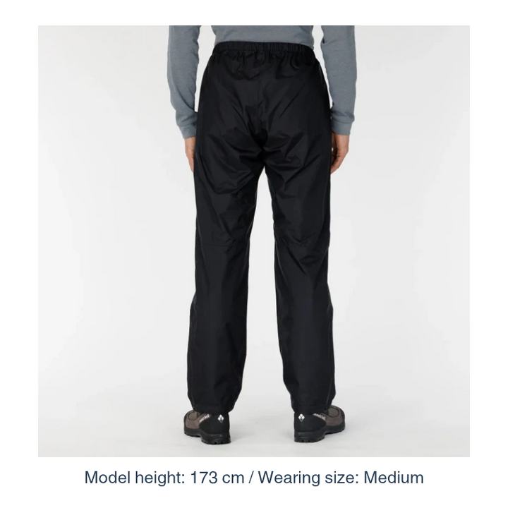 Reliable weather defense: The men's Rain Hiker Pants utilize DRYTEC® technology and articulated tailoring to keep you dry and moving freely through the toughest trail conditions.