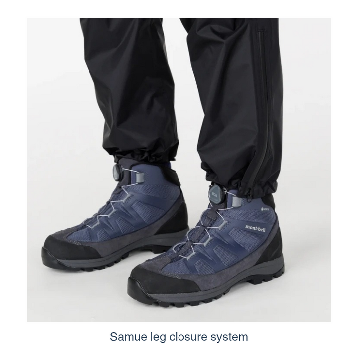 Reliable weather defense: The Women's Rain Hiker Pants utilize DRYTEC® technology and articulated tailoring to keep you dry and moving freely through the toughest trail conditions.