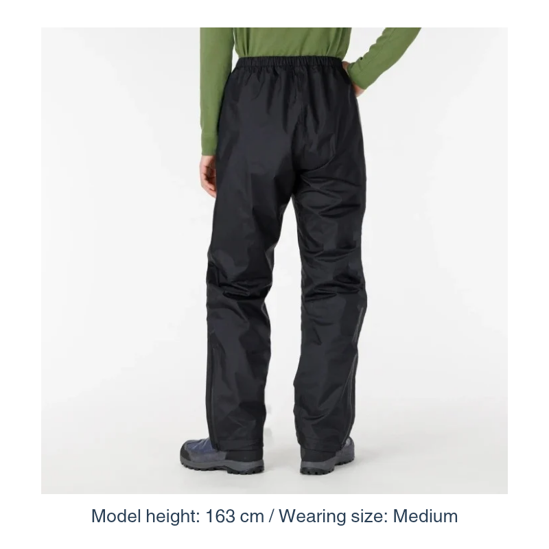 Reliable weather defense: The Women's Rain Hiker Pants utilize DRYTEC® technology and articulated tailoring to keep you dry and moving freely through the toughest trail conditions.