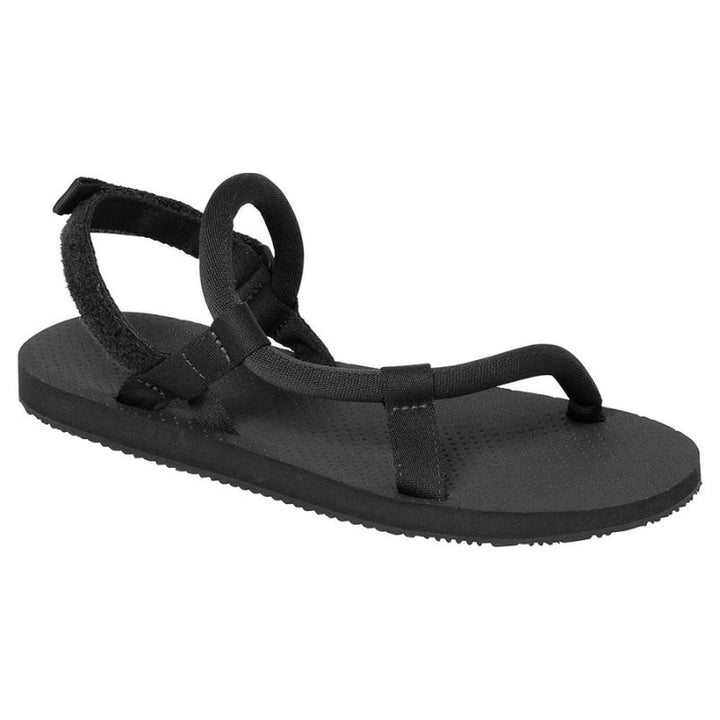 black lock on sandals