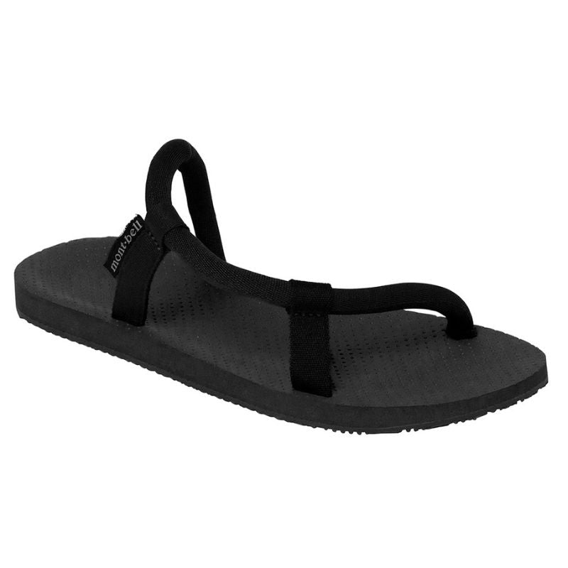 black sock on sandals