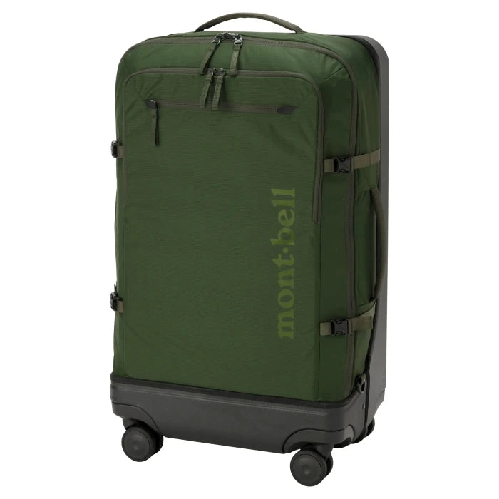 Montbell 4-Wheel Bag 80 litres in Dark Green